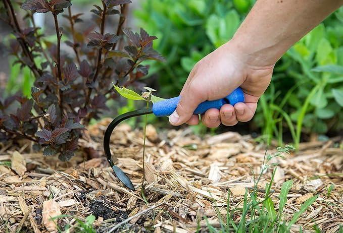 Cobra Head Mini Weeder Pack of 2 Alloy Steel and Plastic Gardening Tools - Hariyali Hub