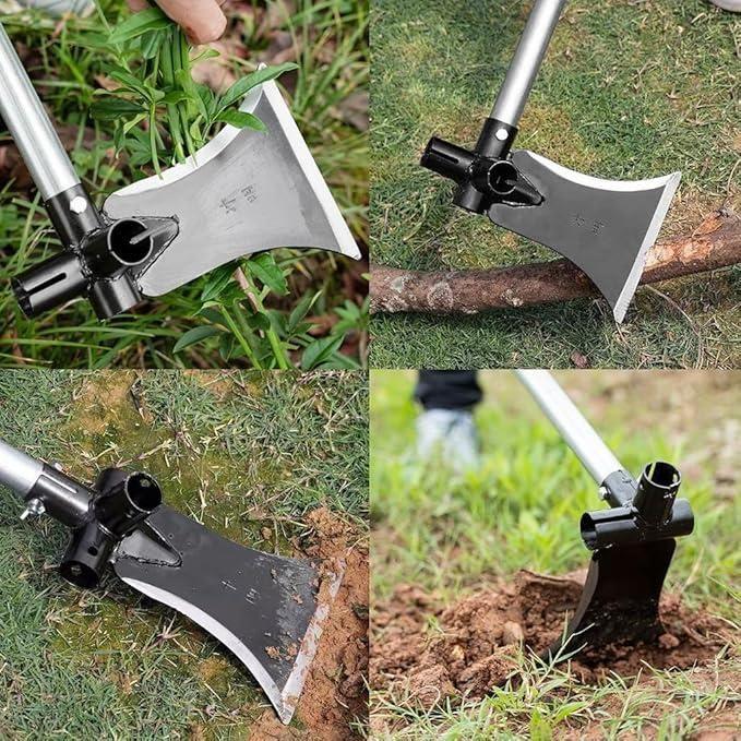 3 In 1 Garden Flat Shovel High Carbon Steel Blade Pack of 1 - Hariyali Hub