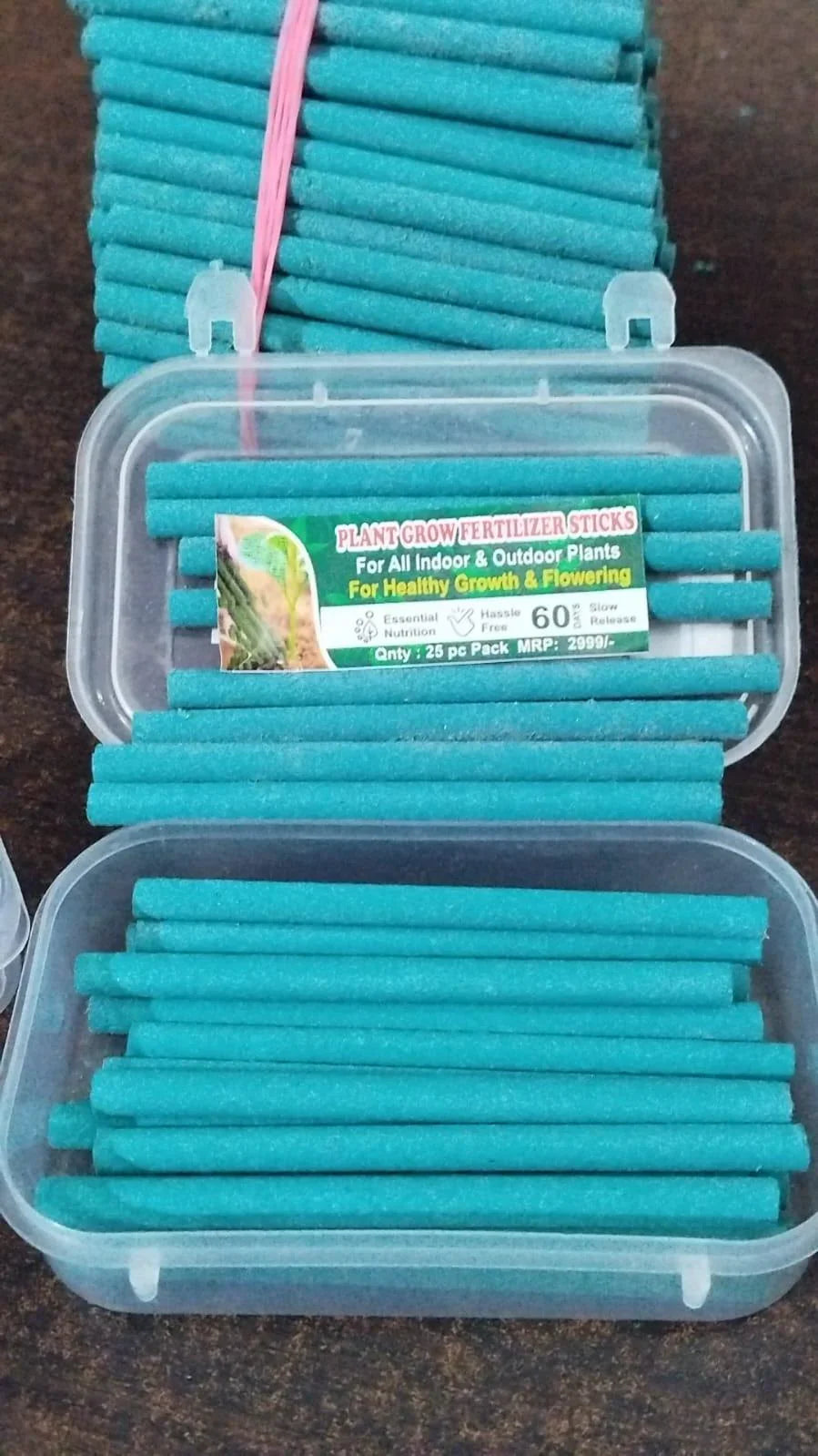 Plant Grow Fertilizer Sticks For Plants Pack of 25 Sticks - Hariyali Hub