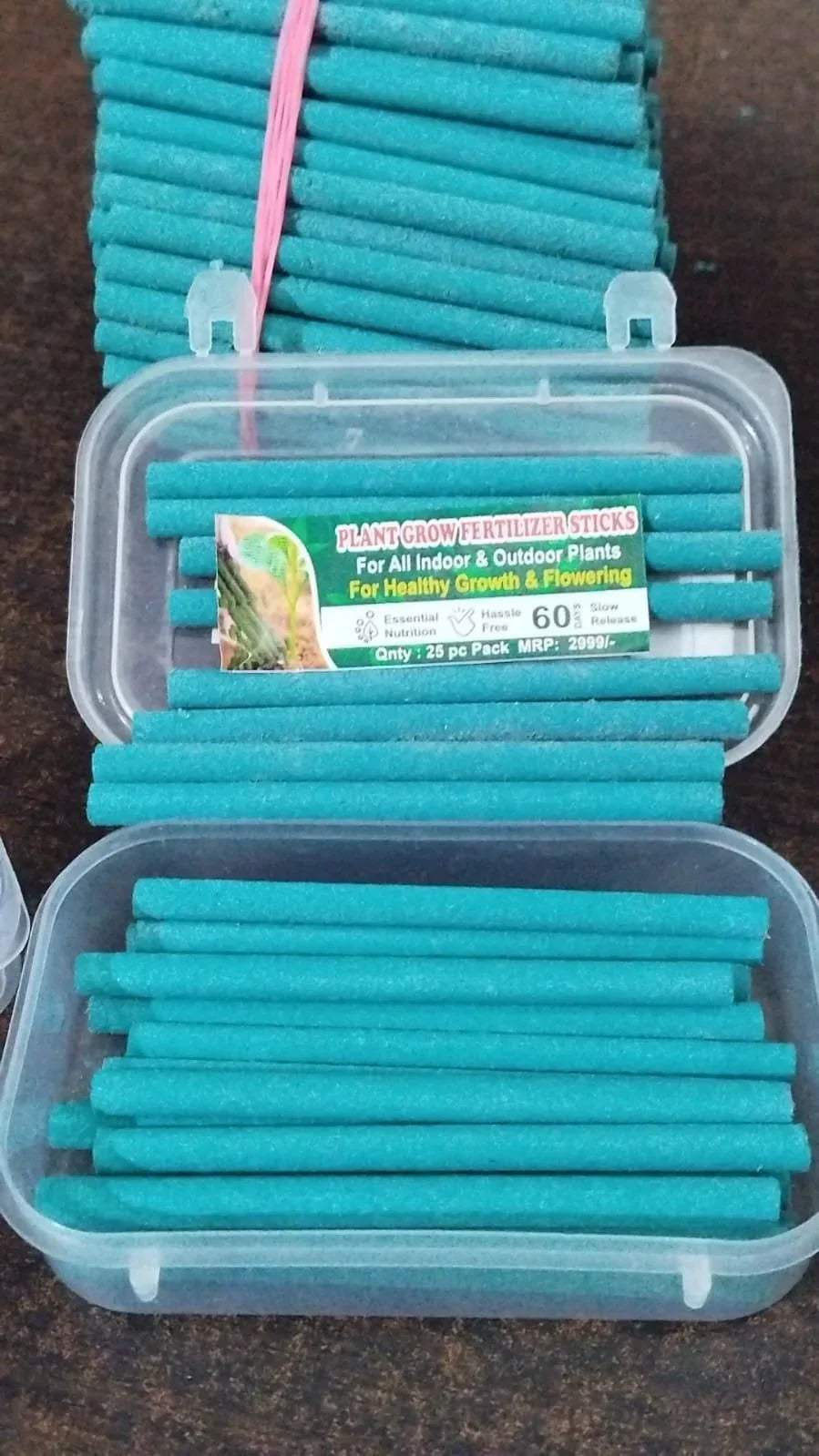Plant Grow Fertilizer Sticks For Plants Pack of 50 Sticks in 2 and 4 Count - Hariyali Hub