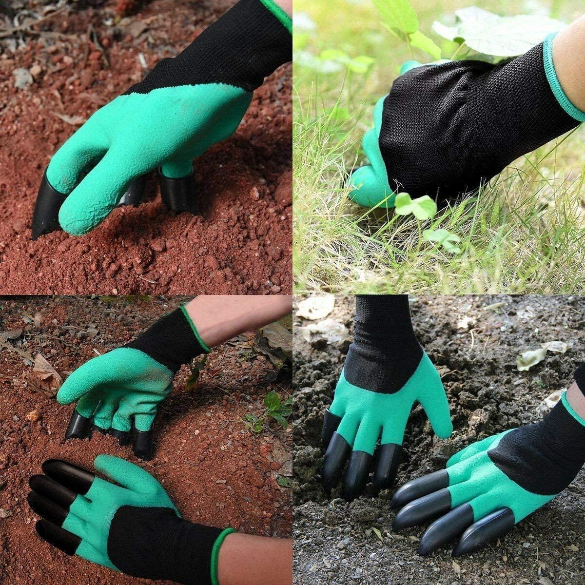 Waterproof Gardening Gloves With Claws for Easy Digging and Planting - Hariyali Hub
